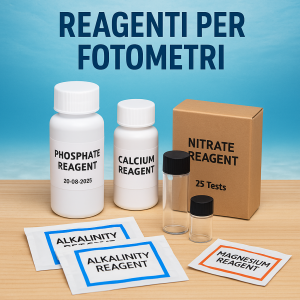 Reagenti per Fotometri Acquario | Test PO₄, NO₃, Ca, KH